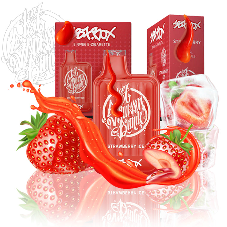 187 Strassenbande Box Vape - Strawberry Ice - 20 mg Nikotin